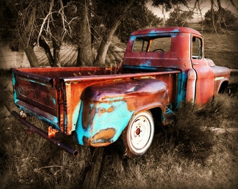 Chevy Apache Farm Truck Printable Download Rustic Americana Photography