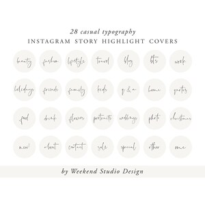 Instagram Story Highlight Icon Covers Text Icons Highlight Etsy