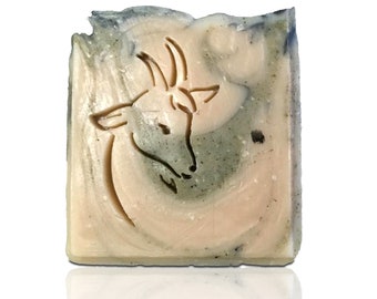 Mommy Goat Soap Stamp - Footprint: 1.22&quot; x 1.81&quot; (31mm width x 46mm height) -  Fits into popular oval mould