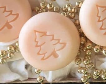 Small Christmas Tree Soap Stamp - Footprint 0.94&quot; x 1.1&quot; - (24mm x 28mm)