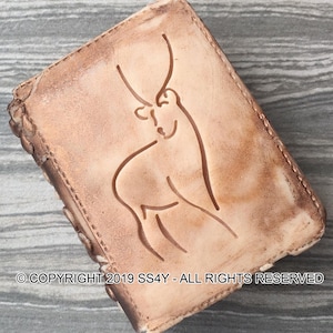 Stag Stamp - footprint 1.22" x 2.05" (31 mm x 52 mm)