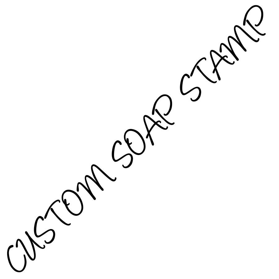 Custom Soap Stamp Feasibility Test in Real Soap Included 