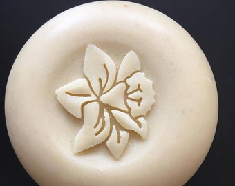 3D Daffodil / Narcissus Soap Stamp - 1.57" (40mm)