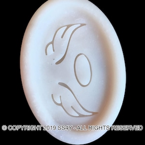 Engelsflügel Stempel-2 verschiedene Designs - Grundfläche: 48 x 23 mm