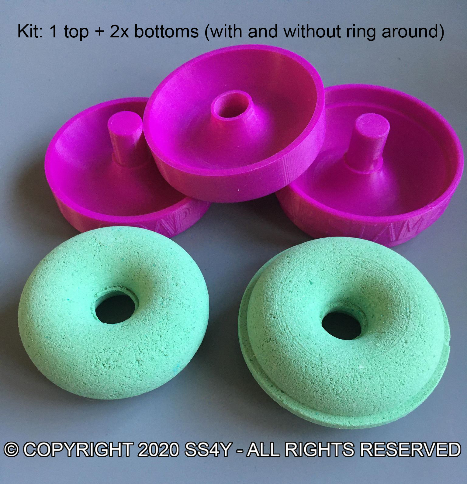 CLOUD BATH BOMB Mold, 3d Printed Diy Bath Bomb Molds for Boys & Girls, Bath  Bomb Making Kit, Fun Shaped Mold, Mom Gift for Children 