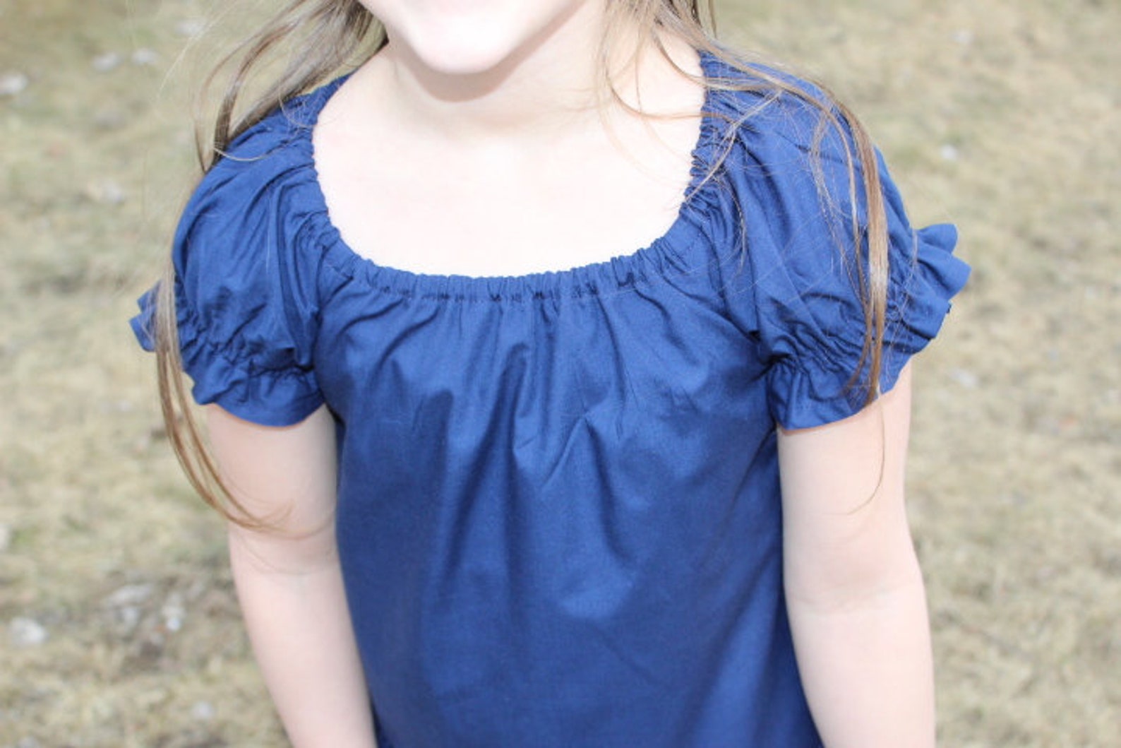 Girls Peasant Blouse Sizes 2/3 4/5 6/6X 7/8 and 9/10 Etsy