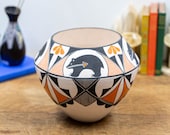 Signed Goldie Hayah Acoma Pueblo Pottery