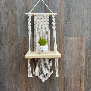 Macrame Kit - Shelf 20 in Natural