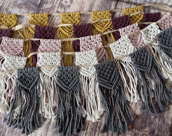 Macrame Kit - Bunting in any Colour