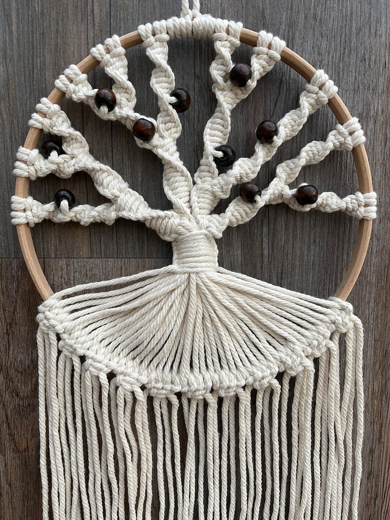 Macrame Kit Beaded Tree of Life image 3