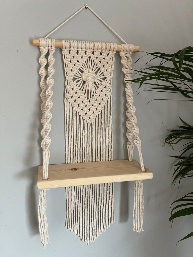 Kit Macrame Shelf Hanging Etsy