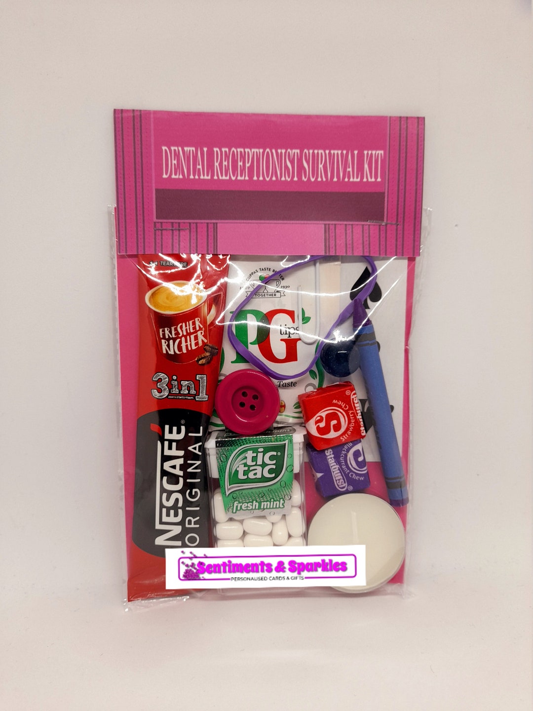 Dental Receptionist Survival Kit Etsy UK