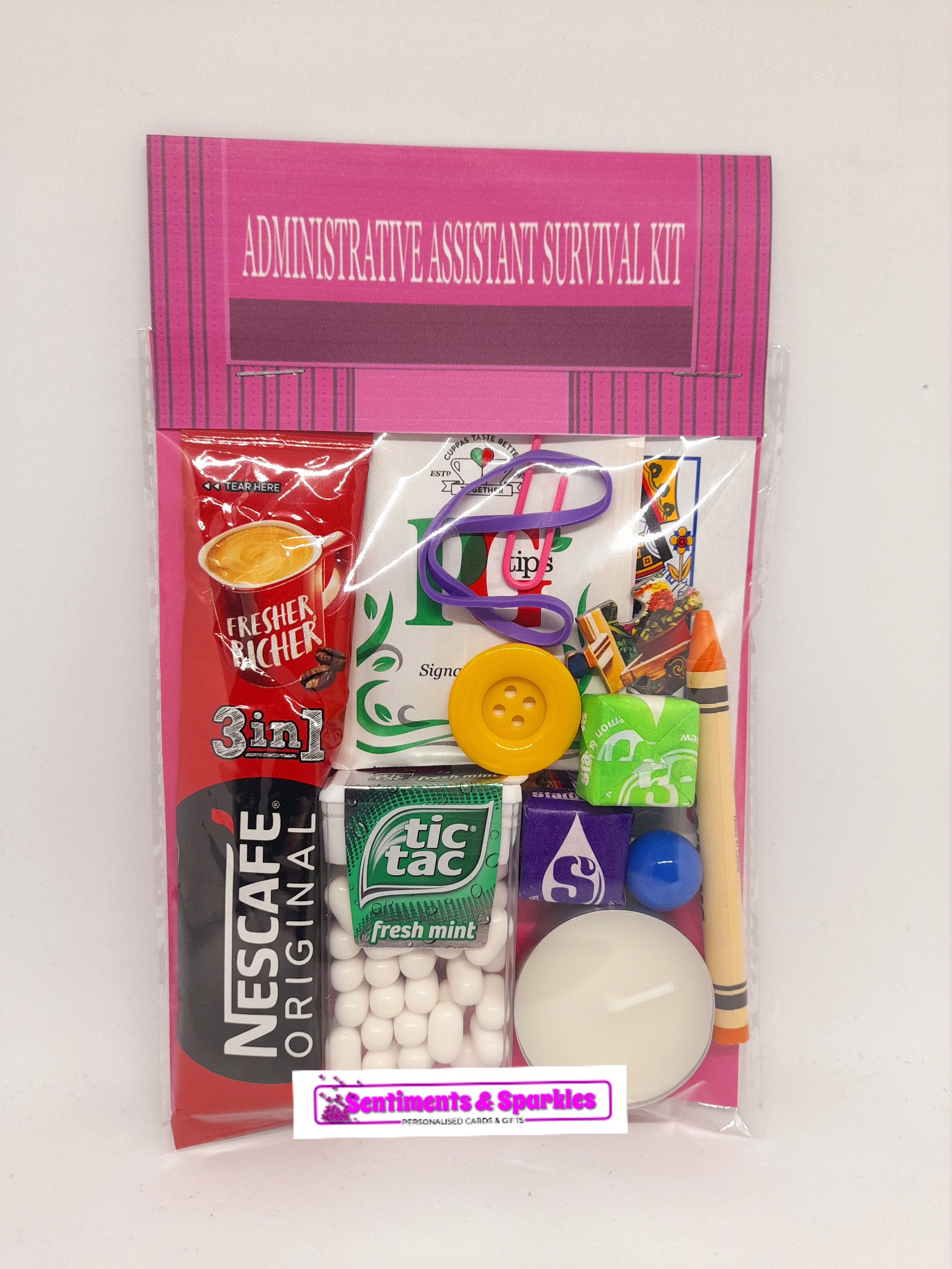 WZJHCL Administrative Assistent Survival Kit – Geschenk-Tasche Für Büroangestellte, 23x17x5cm