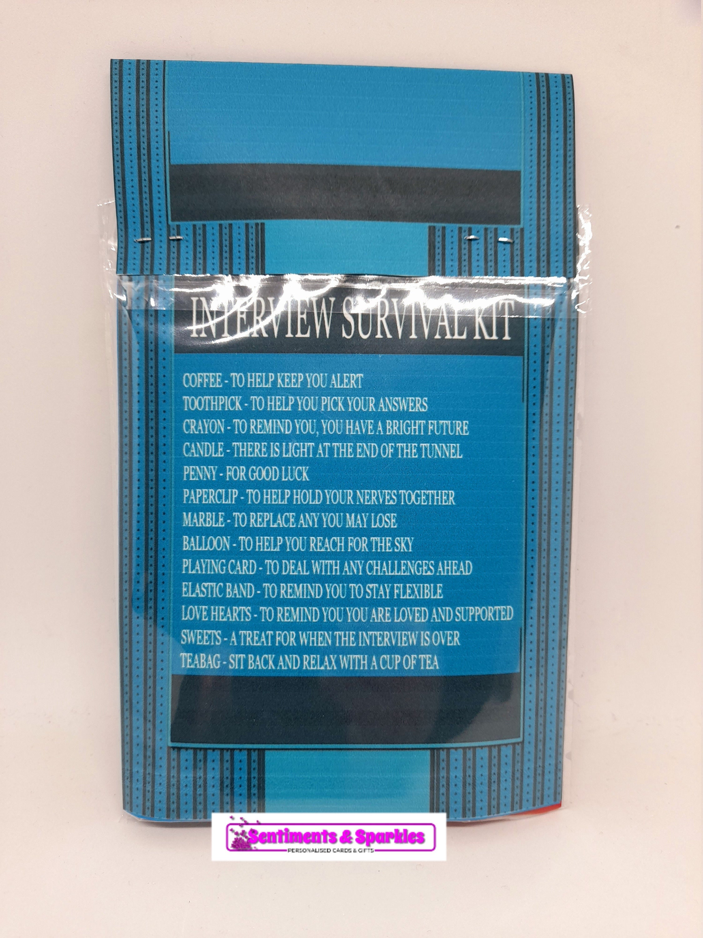 INTERVIEW SURVIVAL KIT Etsy