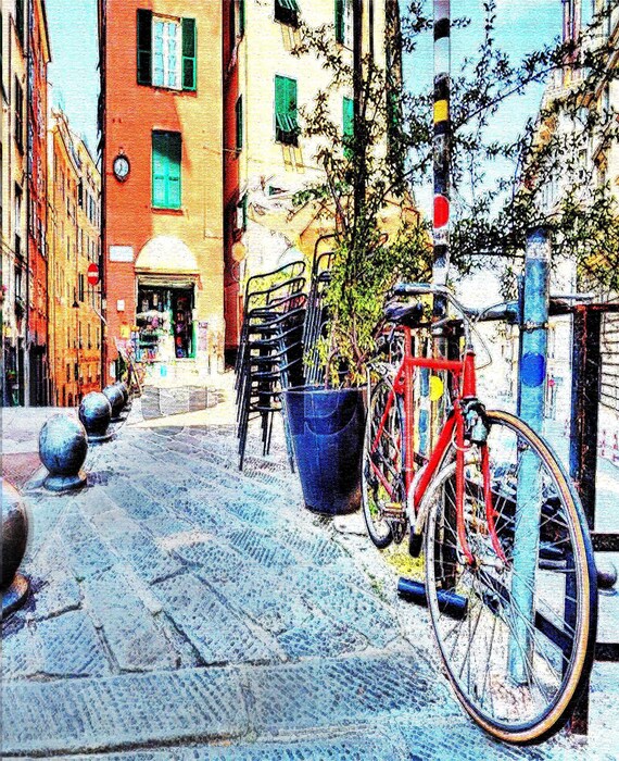 Background Bikes Street Wall Mural Parking For Bicycles On