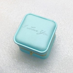 Personalized ring box, custom ring box, engagement ring box&#39; Proposal ring box