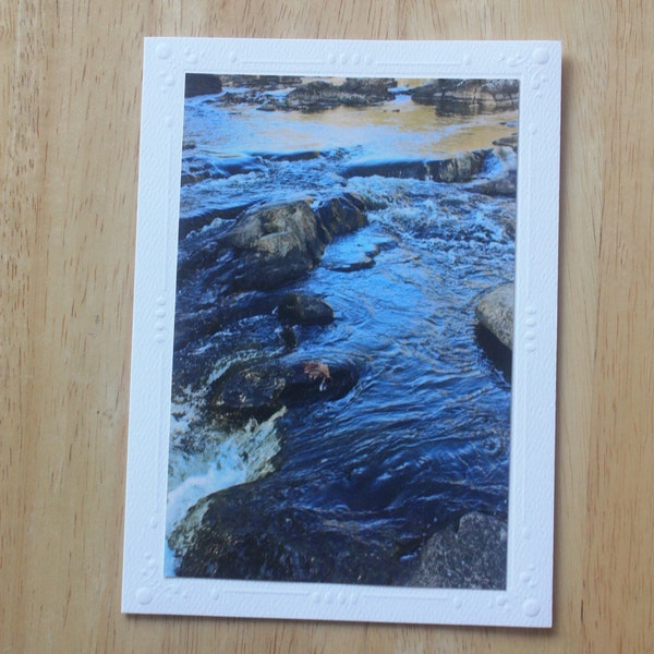 River Blank Photo Mount Card