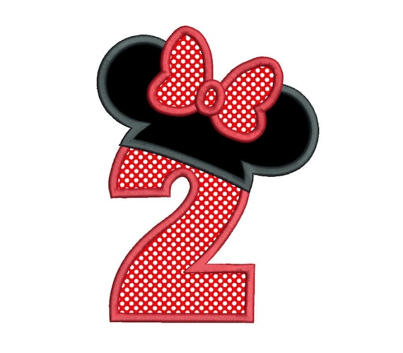 2eme Anniversaire Minnie Applique Broderie Design Numero Du Etsy 2eme Anniversaire Minnie Applique Broderie Design Numero Du Etsy