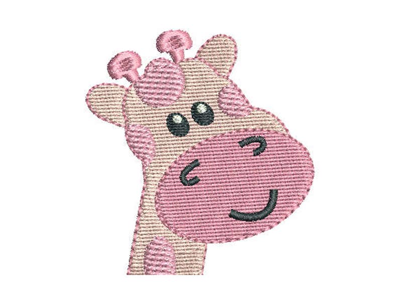 Giraffe machine embroidery design baby giraffe embroidery  etsy
