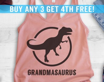 16x16 Multicolor Grandparents Clothing Grandmasaurus Rex Best Grandma Saurus Ever Dinosaur Throw Pillow