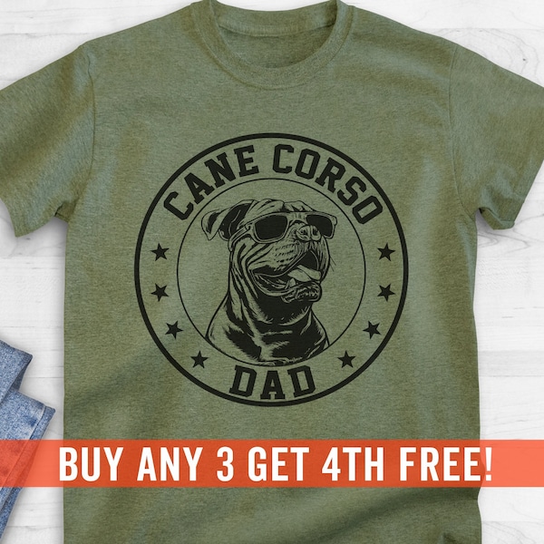 Cane Corso Dad, Unisex Men's Shirt, Cane Corso Owner, Funny Dog Dad Gift