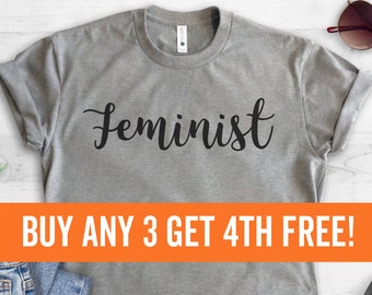 Feminist Shirt, Ladies Unisex Crewneck T-shirt, Cute Feminist T-shirt, Feminism Shirt, Short & Long Sleeve T-shirt