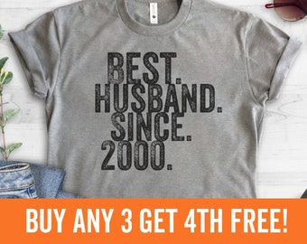 Best Husband Since 2022 (Customize Any Year!) Shirt, Unisex Shirt, Anniversary Gifts For Husband, 1 Year Anniversary, Gift For Husband