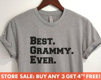 Best Grammy Ever T-shirt, Ladies Unisex Crewneck Shirt, Cute Grammy T-shirt, Gift for Grandma, Short & Long Sleeve T-shirt