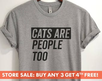 Cats Because People Suck T-shirt Ladies Unisex Crewneck | Etsy