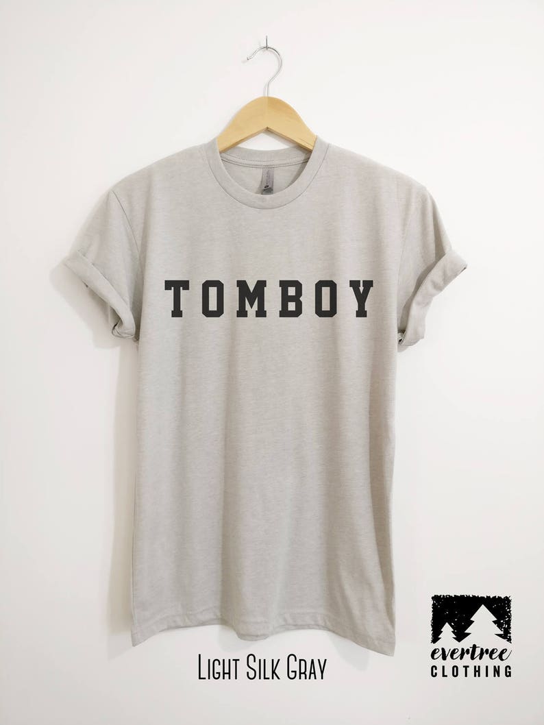 Tomboy TShirt Ladies Unisex Crewneck Shirt Cute Feminist Etsy
