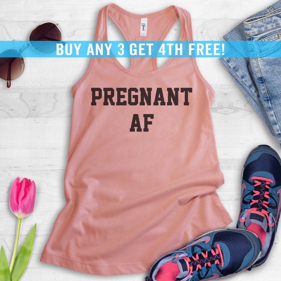Funny Pregnancy Tank, Womens Racerback Tank Top, Pregnancy Announcement,  Pregnancy Gift, Maternity Clothing, Im Pregnant Whats Your Excuse 