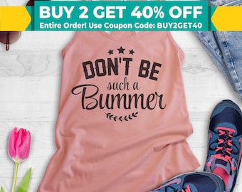 Nie bądź takim bumerangiem, damski top typu racerback, nastrojowy top, top typu vibe