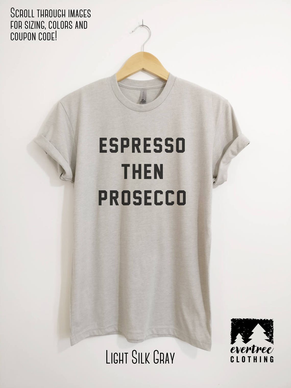 ill be there in a prosecco shirt