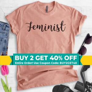 Feminist Shirt, Ladies Unisex Crewneck T-shirt, Cute Feminist T-shirt, Feminism Shirt, Short & Long Sleeve T-shirt