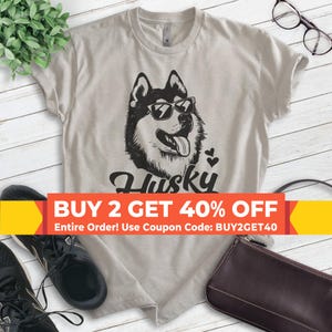 Husky Mom T-shirt, Unisex Women&#39;s Shirt, Siberian Husky Owner, Best Dog Mom Gift