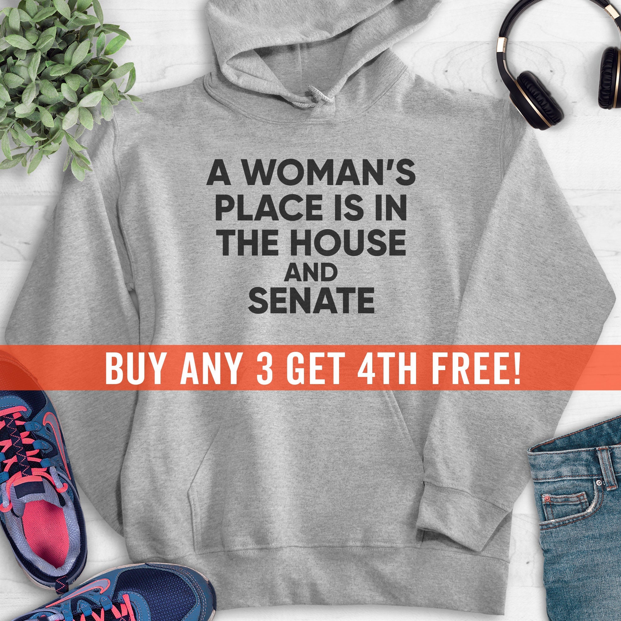 a woman's place sweatshirt