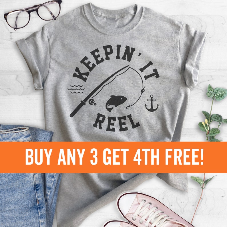 Keepin' It Reel Shirt Unisex Shirt Fishing Shirt Funny | Etsy