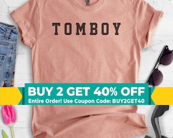 Tomboy T-Shirt, Ladies Unisex Crewneck Shirt, Cute Feminist T-shirt, Feminism Shirt, Short & Long Sleeve T-shirt