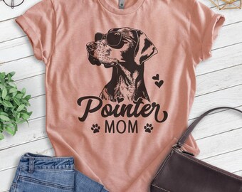 Pointer Mom T-shirt, Unisex Women's Shirt, German