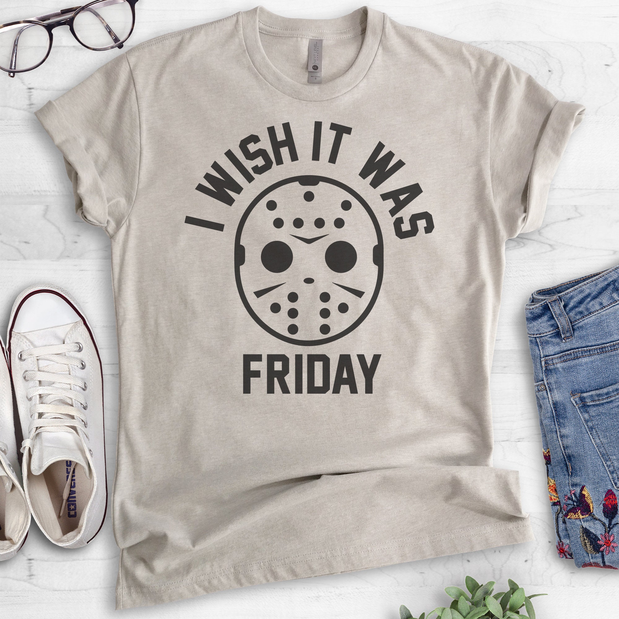 I Wish It Was Friday Shirt Funny Halloween Tshirt Horror Etsy