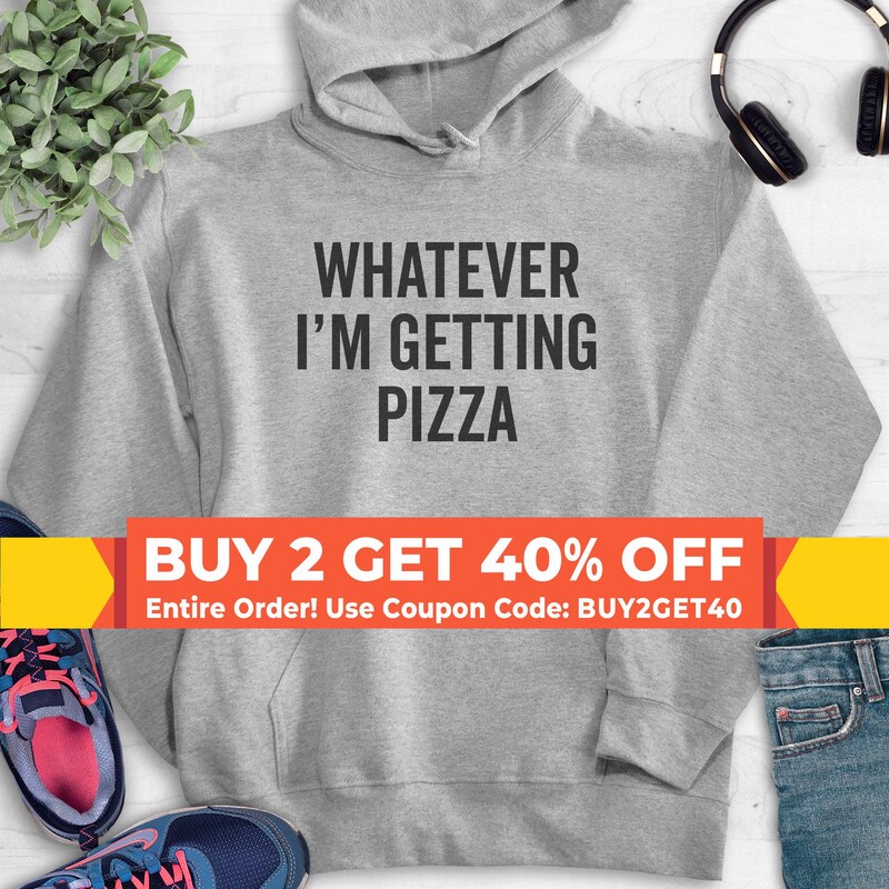 All Is Fine With Pizza & Wine Sweatshirt