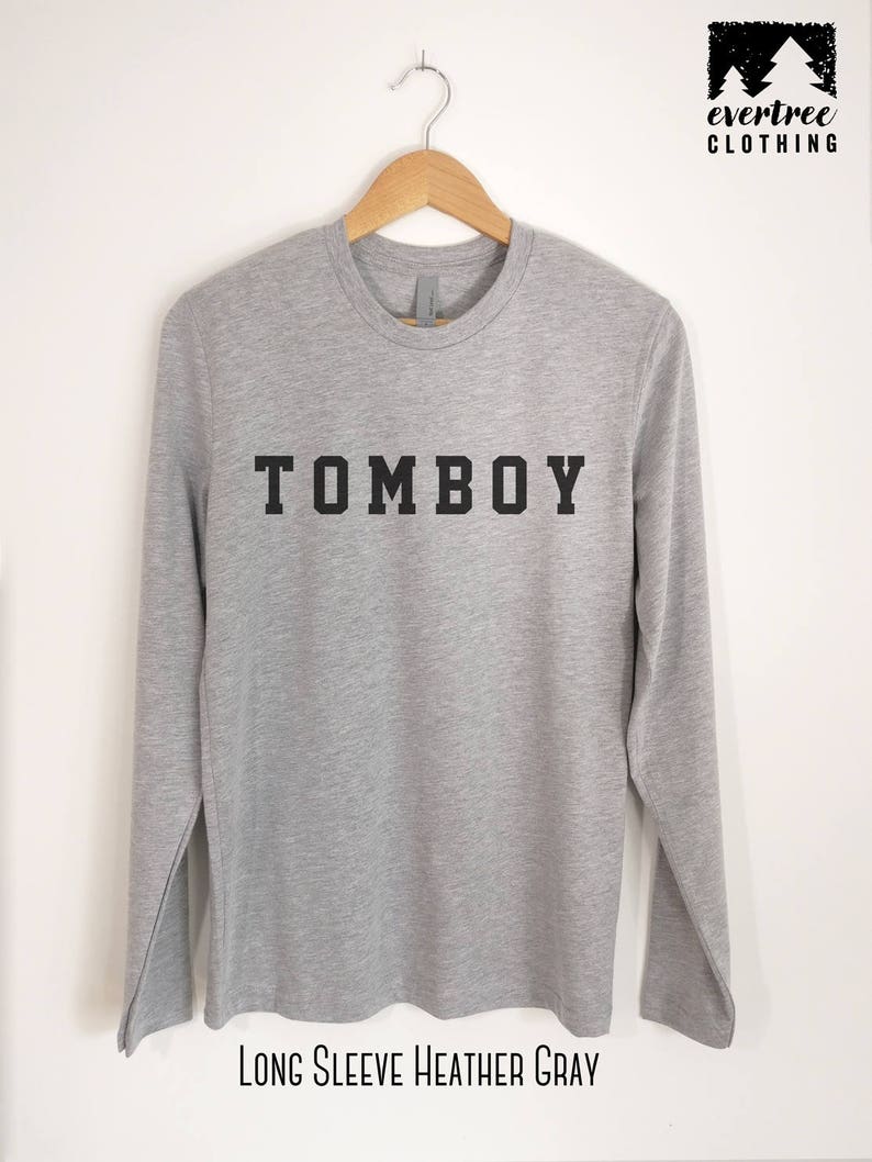 Tomboy TShirt Ladies Unisex Crewneck Shirt Cute Feminist Etsy