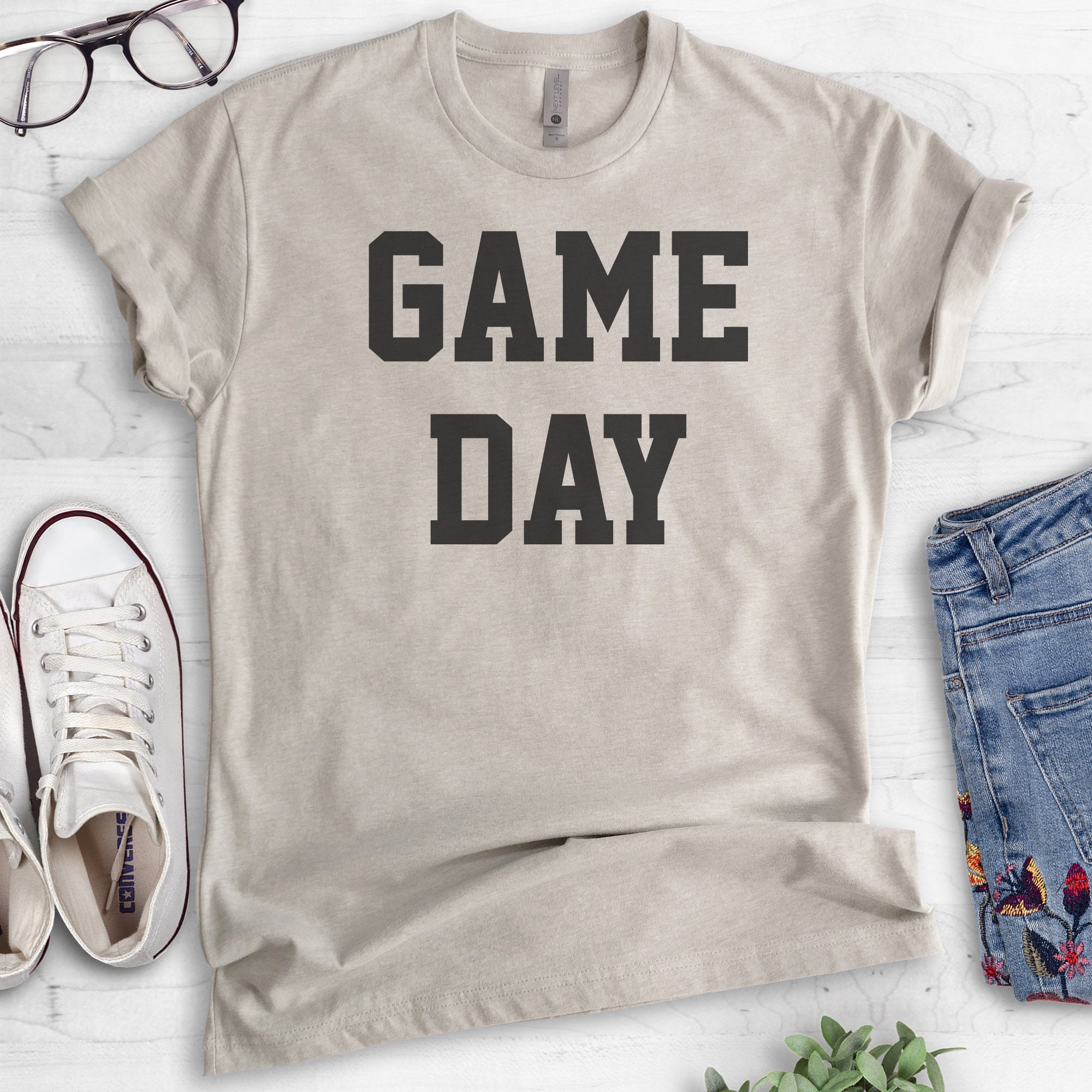 game day t shirt cut