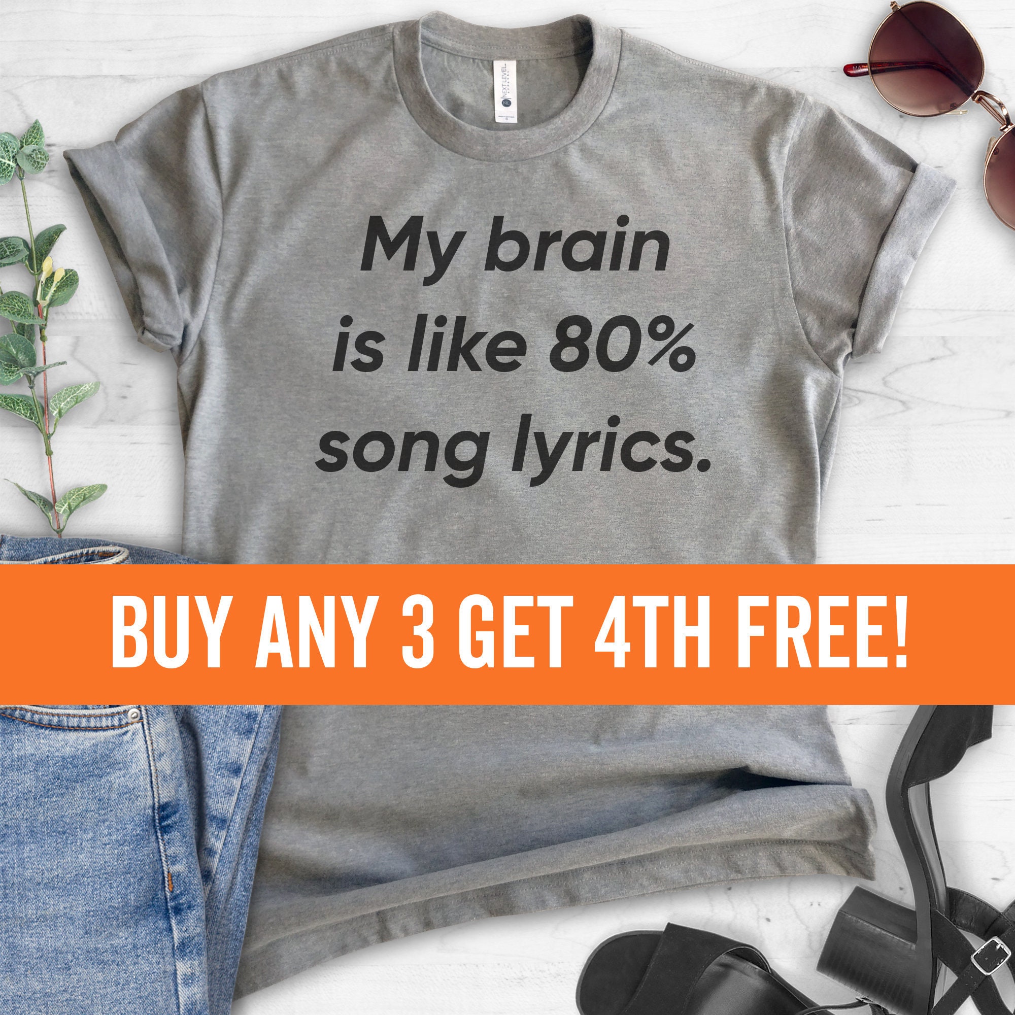 song lyric t shirts