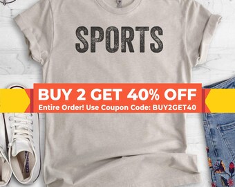 Sports T-shirt, Ladies Unisex T-shirt, Baseball, Football T-shirt
