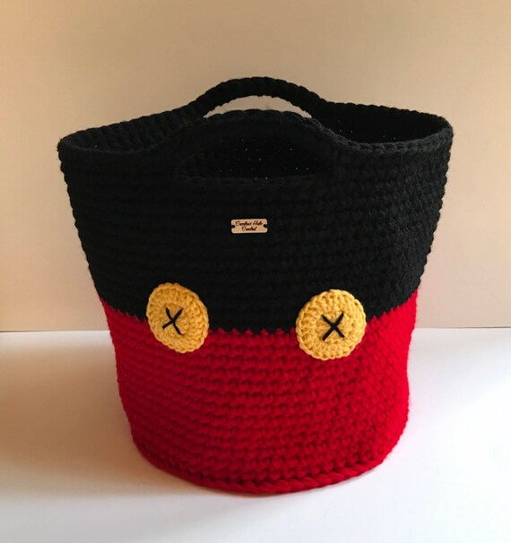 mickey mouse crochet bag