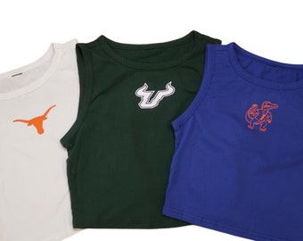 CUSTOM COLLEGE APPAREL | Logo Tank Top | Any school | Any Color | Any Logo