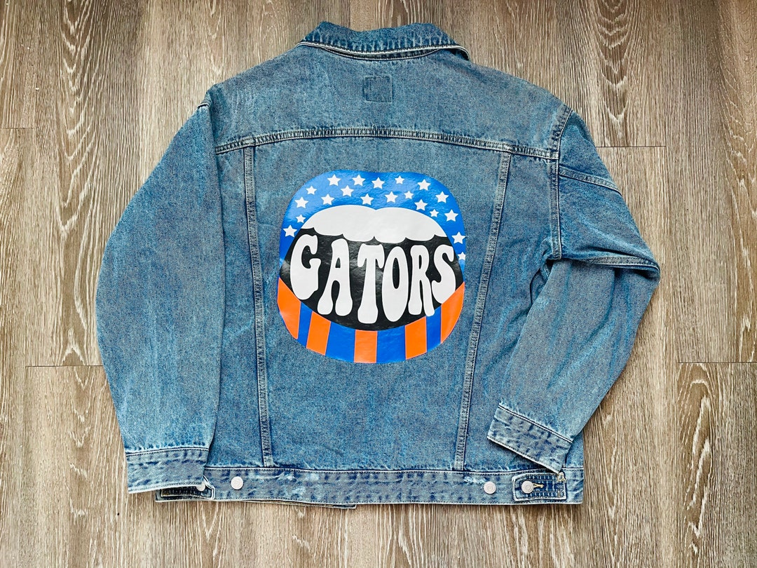Custom College Tailgate Merchandise Denim Jacket Etsy