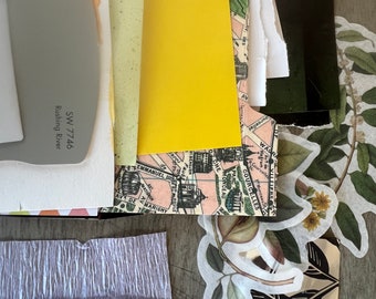 Mixed collage paper set