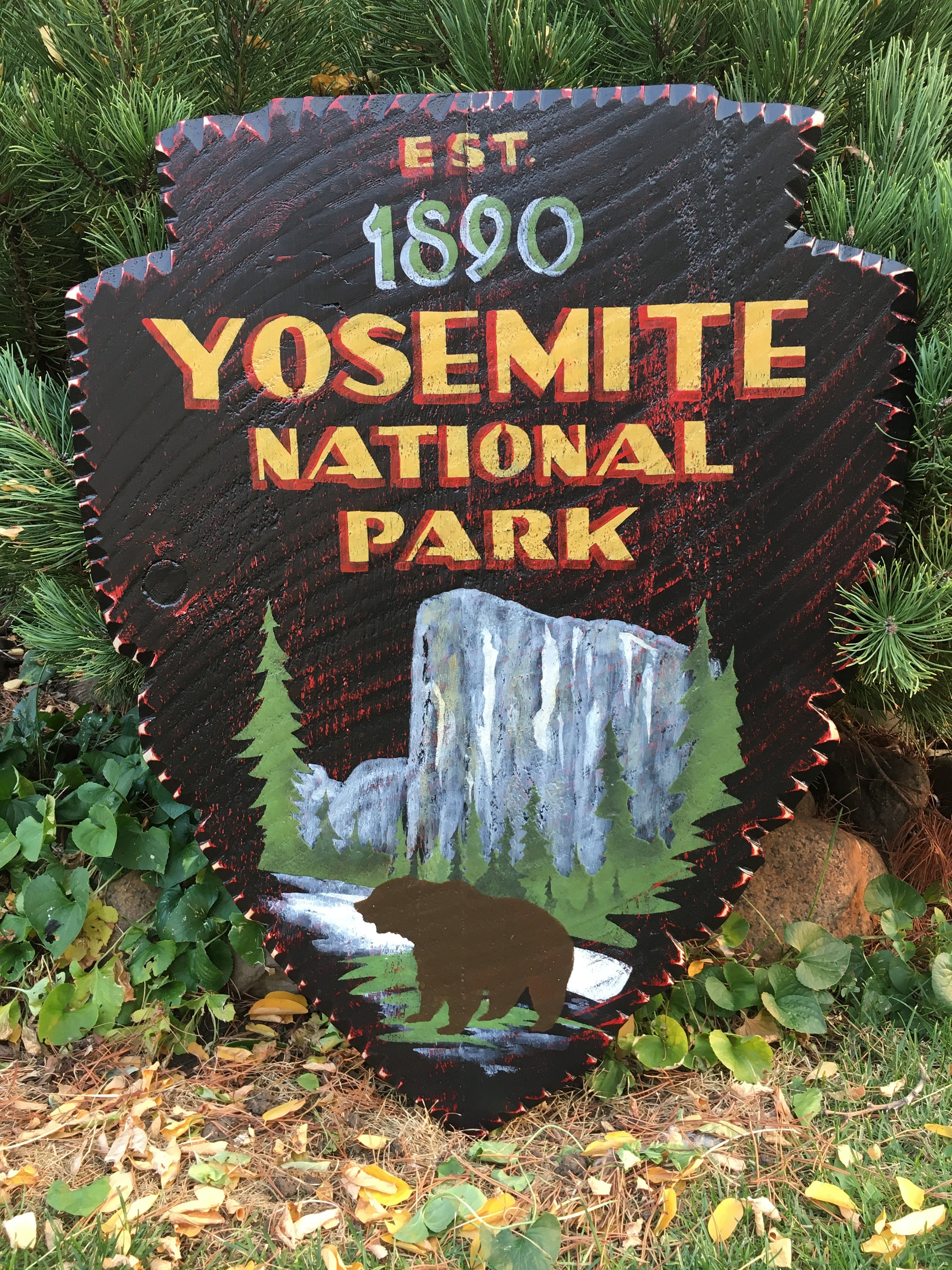 Details about   Road Trip Yosemite California wood sign 10x15 Cabin Decor 